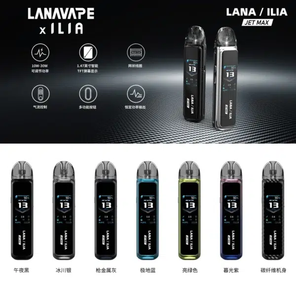 LANA ILIA Jet Max套裝側註油大煙主機